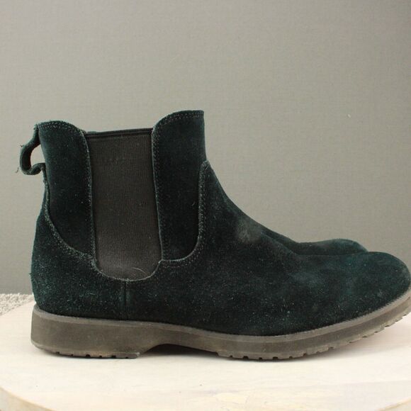 UGG Other - Ugg Chelsea Boots Mens 9 Black Briscoe Suede Leather Comfort